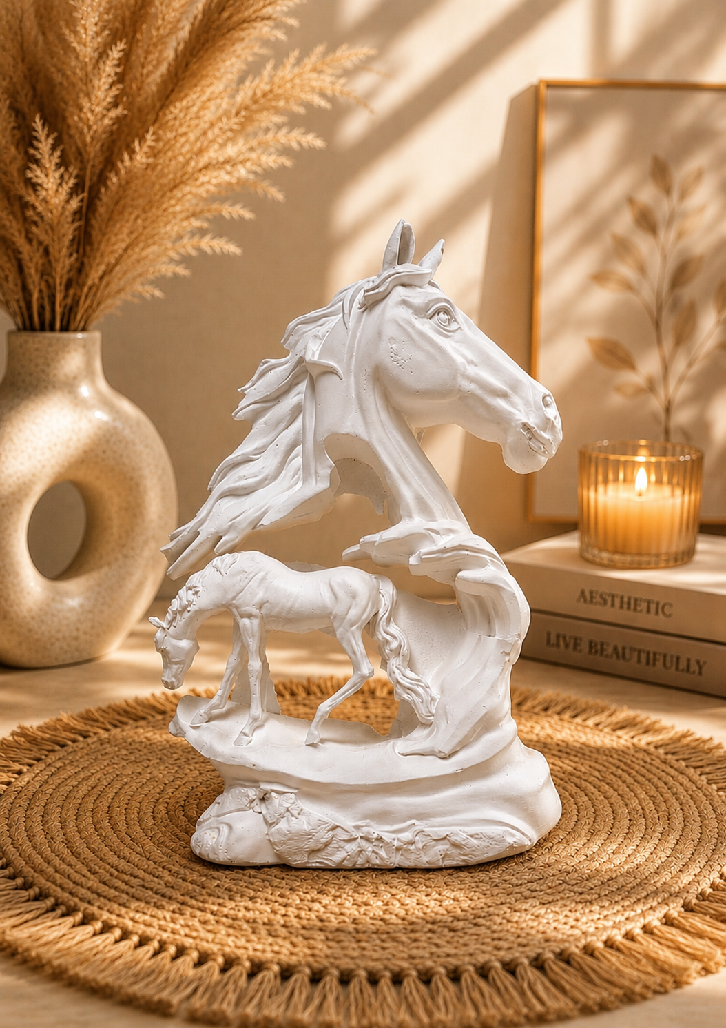 Horse sculpture