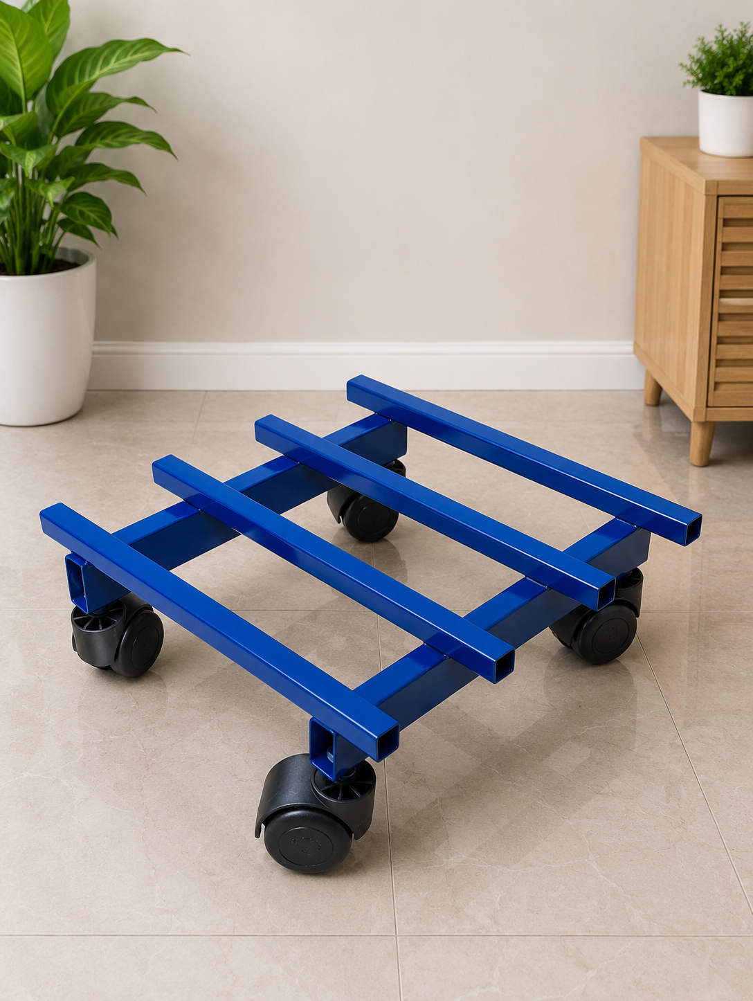 Square plant stand with wheels(pack of 2)